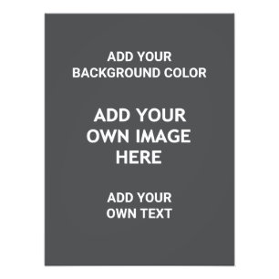 Add your background colour, your image, your text photo print