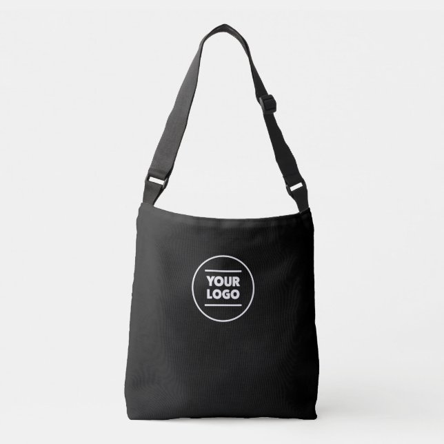 Add Your (Black & White) Logo Crossbody Bag (Front)