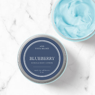 Add Your Brand Classic Custom Colours Product Labe Round Sticker