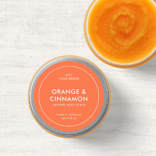 Add Your Brand Custom Color Modern Product Label