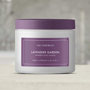 Add Your Brand Custom Colour Modern Product Label