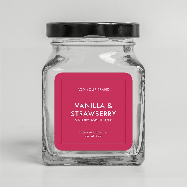 Add Your Brand Custom Colour Modern Product Label (Creator Uploaded)