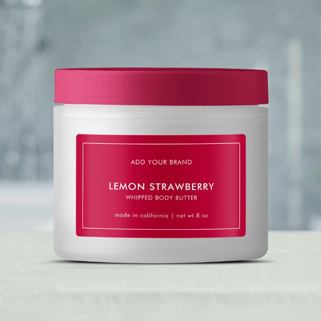 Add Your Brand Custom Colour Modern Product Label (Creator Uploaded)