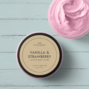Add Your Brand Minimalist Kraft Product Label