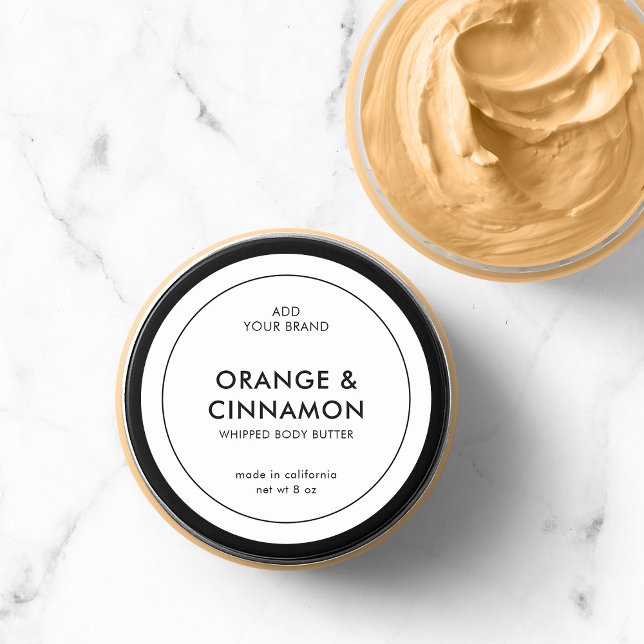 Add Your Brand Minimalist Modern Product Label (Creator Uploaded)