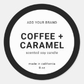 Add Your Brand Modern Minimalist Product Label (Front)