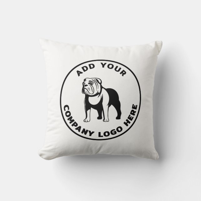 Add Your Branded Corporate Business Logo Cushion (Front)