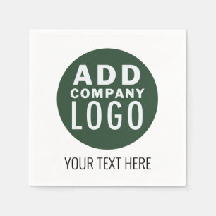 Add Your Branded Corporate Business Logo Napkin