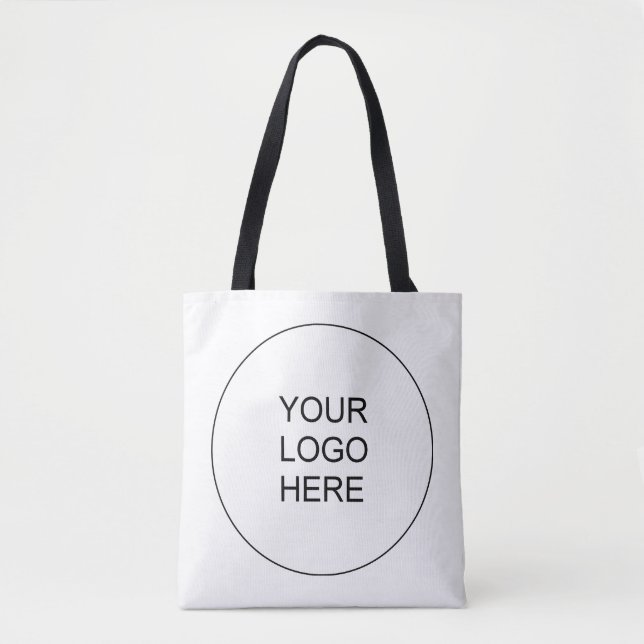 Add Your Business Company Logo Text Here Tote Bag (Front)