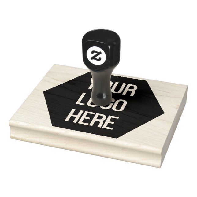 Add Your Business Logo Address Rubber Stamp (Stamp)