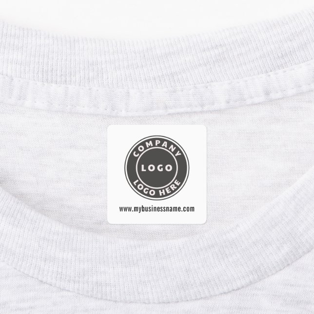 Add Your Business Logo and Company Website (Affixed)