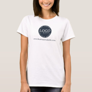 Add Your Business Logo and Company Website Address T-Shirt