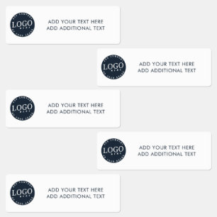 Add Your Business Logo and Custom Text