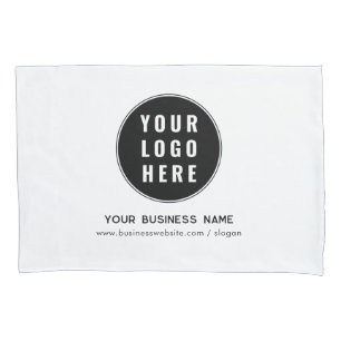 Add Your Business Logo and Website Promotional Pillowcase