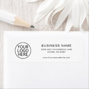 Add Your Business Logo and Website Return Address