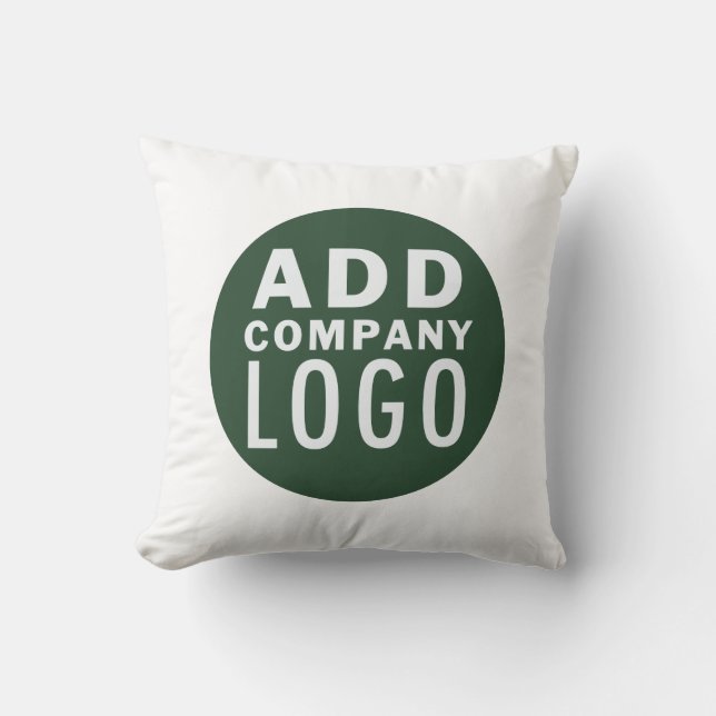 Add Your Business Logo Corporate Custom Cushion (Front)