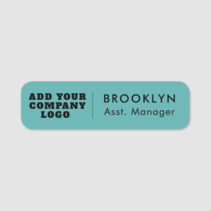Add Your Business Logo Employees Custom Name Tag