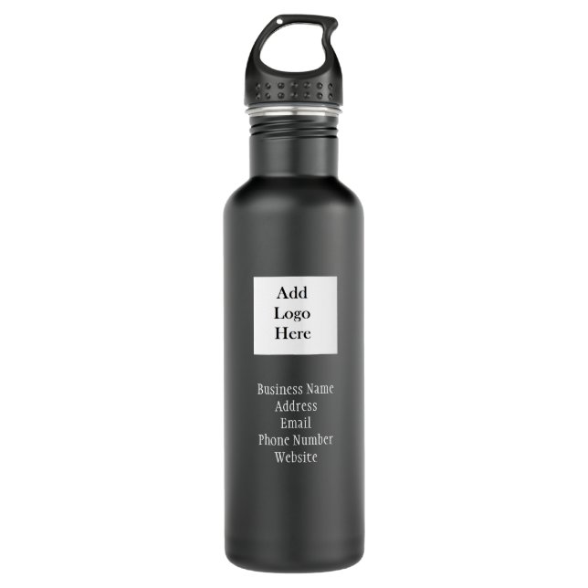 Add your Business Logo or Sports Team Logo 710 Ml Water Bottle (Front)