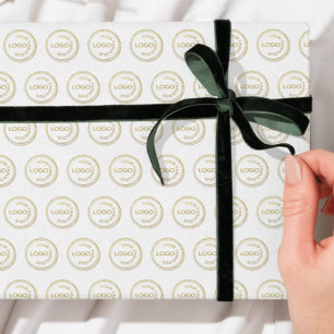 Add Your Business Logo Pattern Tissue Paper