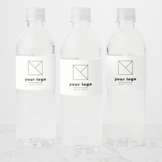 Add Your Business Logo Promotional Any Colour Water Bottle Label (Bottles)