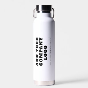 Add Your Business Logo Showroom Employees Water Bottle