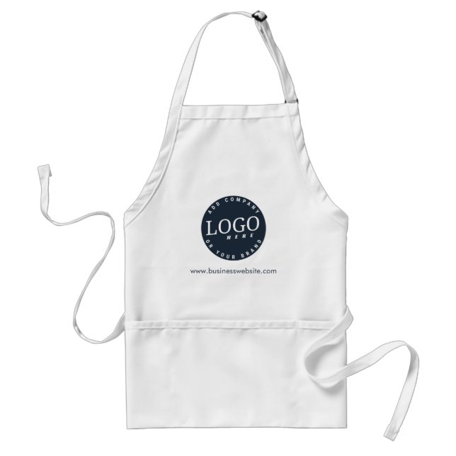 Add Your Business Logo Slogan or Website Address Standard Apron (Front)