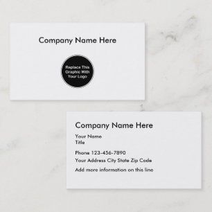 Add Your Business Logo Template Business Card