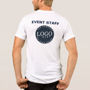 Add Your Business Logo Website Address Employee Tri-Blend Shirt