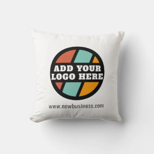 Add Your Business Logo Website Company Showroom Cushion