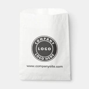 Add Your Business Website and Custom Company Logo Favour Bags