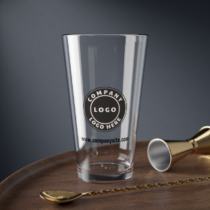 Add Your Business Website and Custom Company Logo Glass