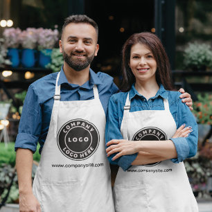 Add Your Business Website and Custom Company Logo Standard Apron