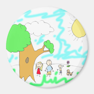 Add your Children's Artwork to this Magnet