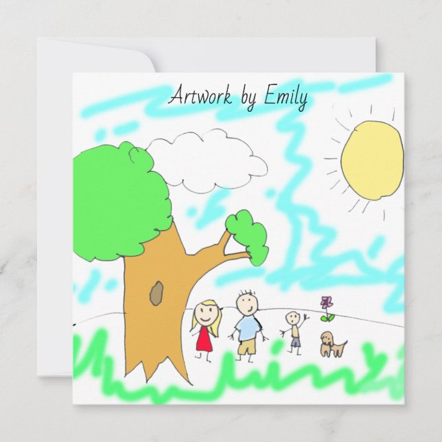 Add your Child's Artwork to this (Front)