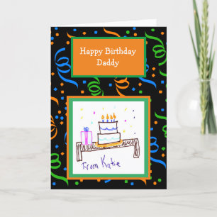 Add your Child's Artwork to this Birthday Card
