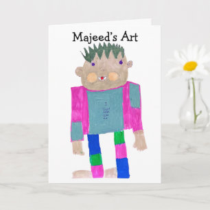 Add your Child's Artwork to this Card