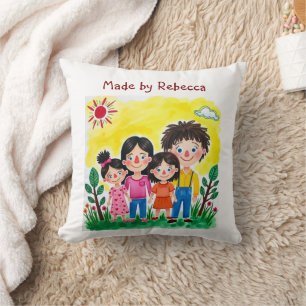 Add your Child's Artwork to this Coffee Mug Cushion