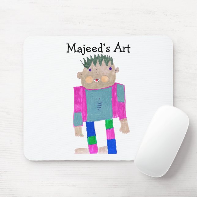 Add your Child's Artwork to this  Mouse Mat (With Mouse)
