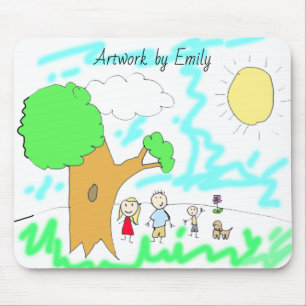 Add your Child's Artwork to this Mouse Mat