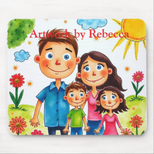Add your Child's Artwork to this Mouse Pad