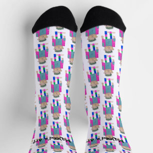 Add your Child's Artwork to this Socks