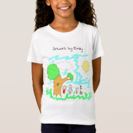 Add your Child's Artwork to this T-Shirt