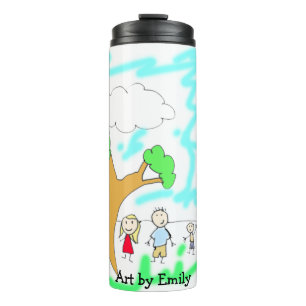 Add your Child's Artwork to this   Thermal Tumbler