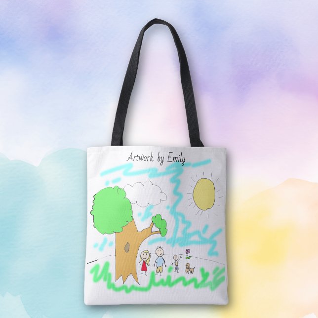 Add your Child's Artwork to this Tote Bag (Creator Uploaded)