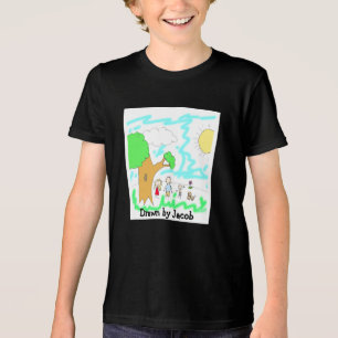 Add your Child's Artwork to this   Tri-Blend Shirt