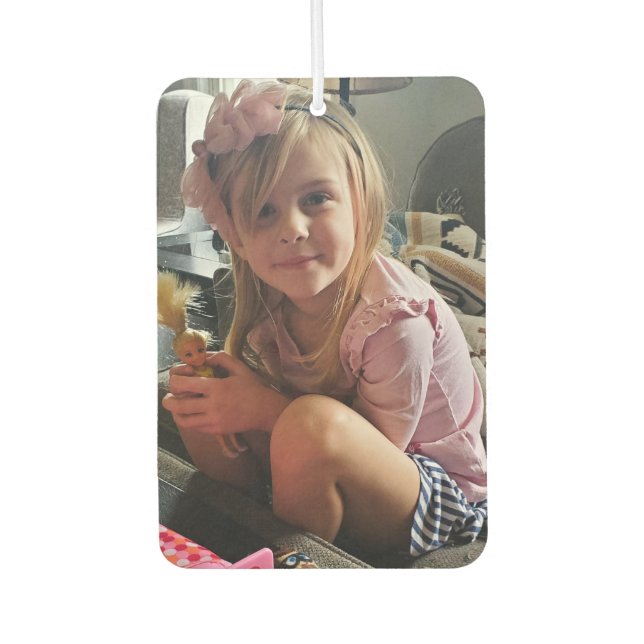 Add your Child's Photo to this  Car Air Freshener (Front)