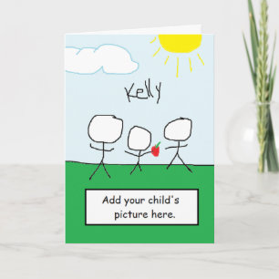 Add your child's picture to this card