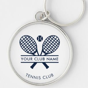 Add Your Club Name Tennis Icons Team Players Swag Key Ring