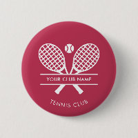 Add Your Club Name Tennis Team Any Colour Custom