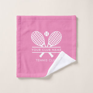 Add Your Club Name Tennis Team Any Colour Custom Wash Cloth